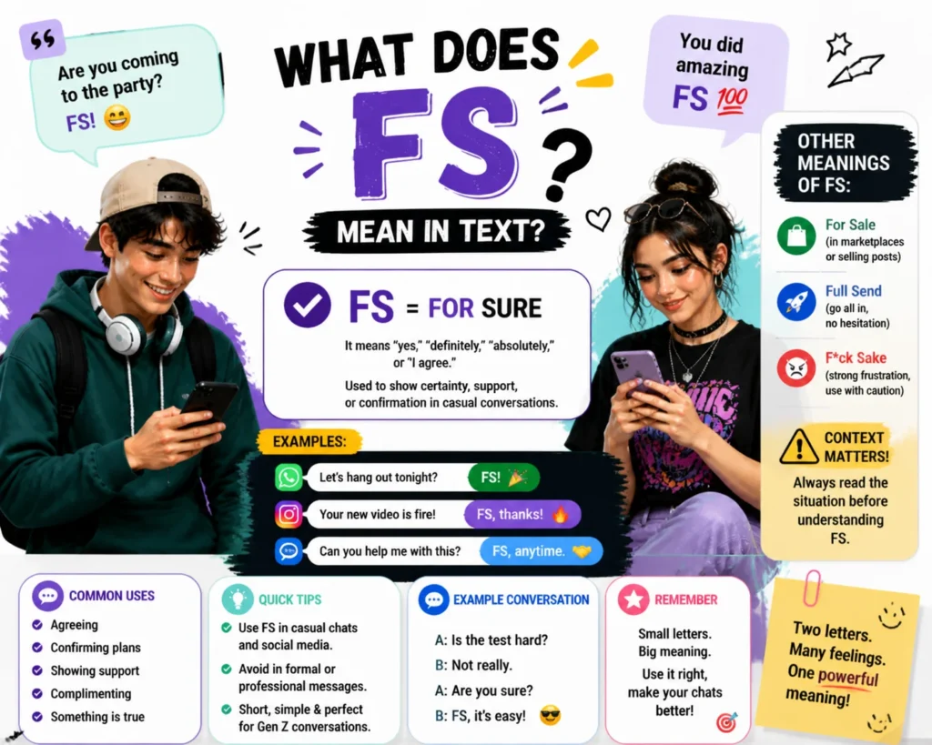 FS Mean in Text: What It Means in Slang