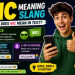 NIC Meaning Slang: What It Means in Text