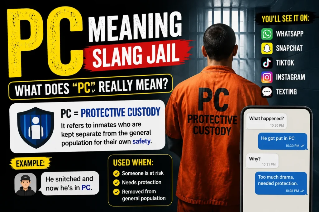 PC Meaning Slang Jail: What It Means & When Used