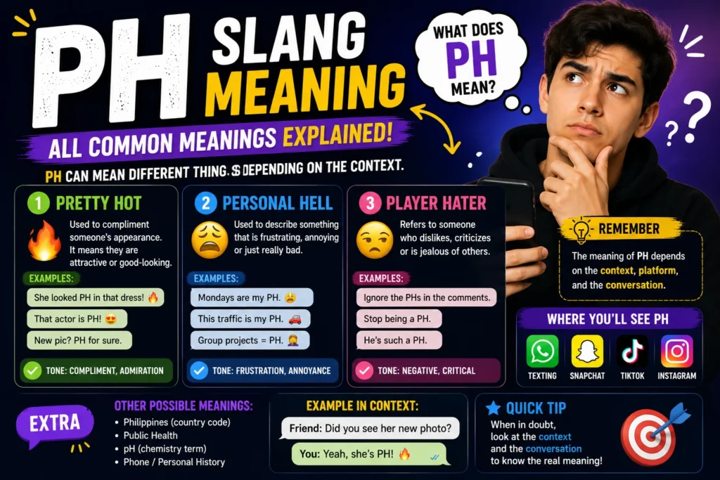 PH Slang Meaning: 3 Common Meanings You Should Know
