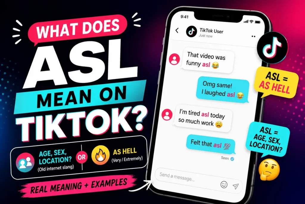 What Does ASL Mean on TikTok? Real Meaning Explained