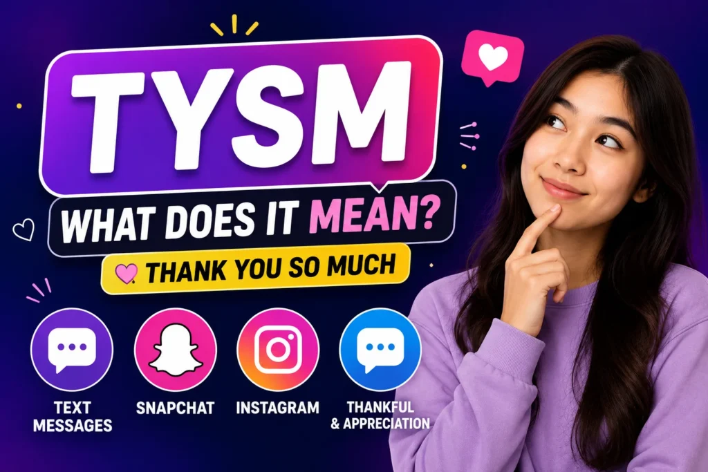 What Is TYSM Mean? Text, Snapchat & Social Media Guide