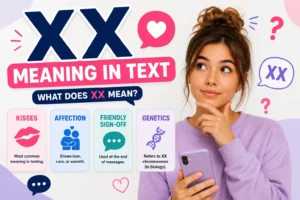 Featured image for JW meaning in text featuring a thoughtful young man using a smartphone alongside the keyword "JW Meaning in Text" and its common meanings: Just Wondering, Jehovah's Witness, John Wick, and Jewelry in a clean, modern social media-inspired design.