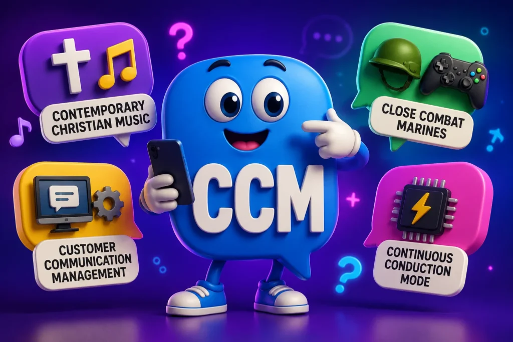 CCM Meaning: What Does CCM Mean in Text & Online?