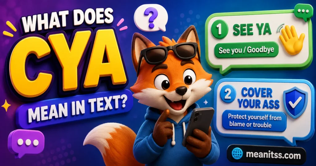 CYA Meaning in Text: Why Does It Mean 2 Things?