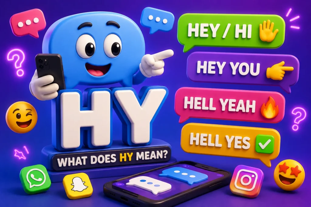 What Does HY Mean in Text? All Meanings Explained
