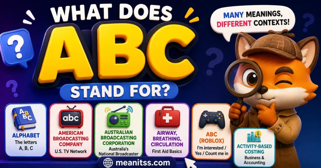 What Does ABC Stand For? The Real Meanings Explained