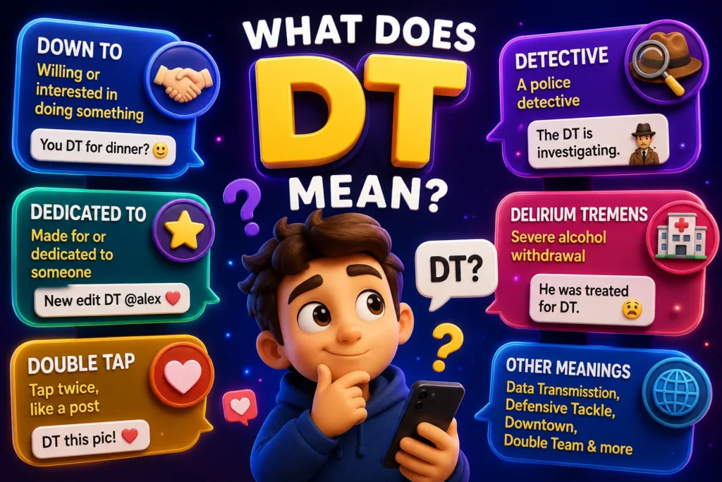 What Does DT Mean? The Hidden Meaning in Text