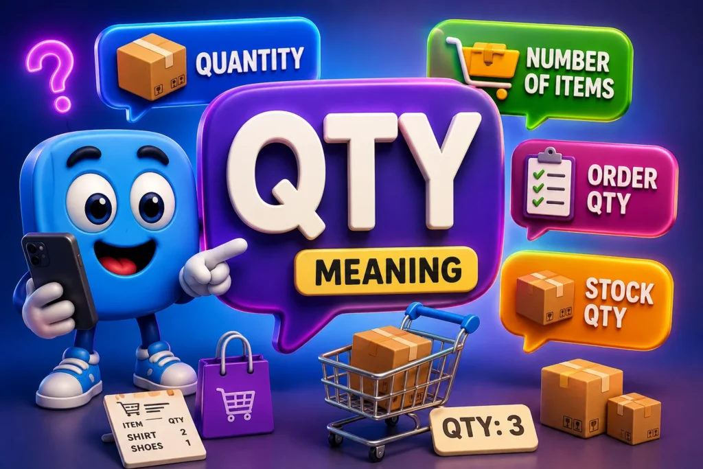 What Does QTY Mean? Text, Shopping & Slang Explained